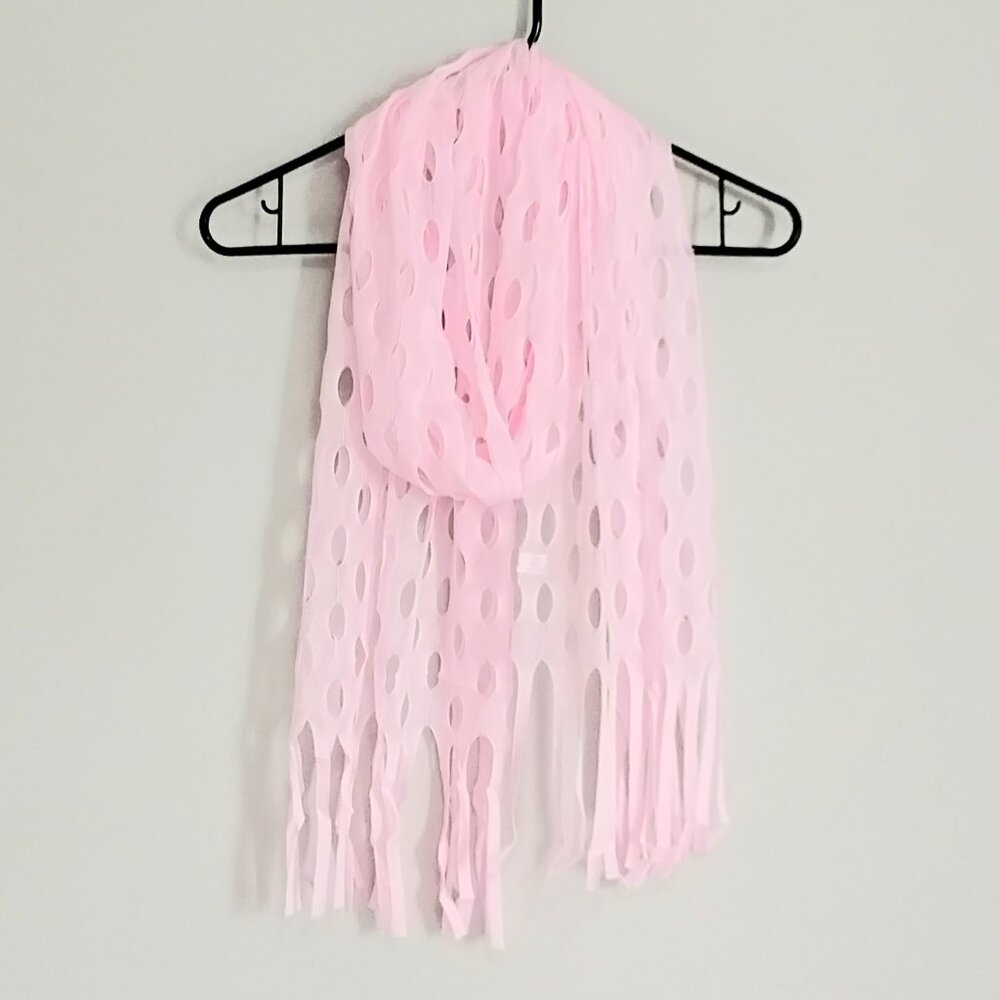 3/$25 Beautiful 72" Pink Light Scarf NWOT!!